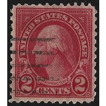USA 1923 2c Washington Sc#554 USED @A238