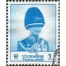 THAILAND, King Bhumibol Adulyadej, blue 1988, 1B