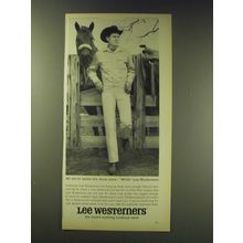 1964 Lee Westerners Ad - Guy Weeks All set to tackle the show pens