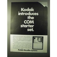 1971 Kodak KOM-80 Microfilmer Ad - The COM Starter Set