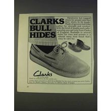 1977 Clarks Bull Hides Shoes Ad