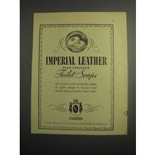 1948 Cussons Imperial Leather Toilet Soaps Ad
