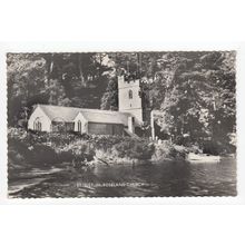 The Church of St-Just-in-Roseland Postcard RP Cornwall SJ10