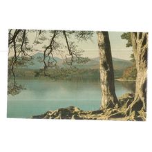 DERWENTWATER FROM FRIAR'S CRAG, KESWICK used vintage postcard not posted