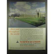 1964 Norwich Union Insurance Ad - Here and throughout the world