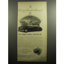 1951 Jaguar Mark VII Sedan Ad - The crowning automobile achievement