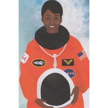 Mae Jemison First Black Lady Space Shuttle Astronaut Travel Postcard