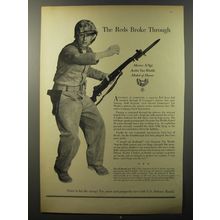 1953 U.S. defense bonds Ad - The Reds broke through