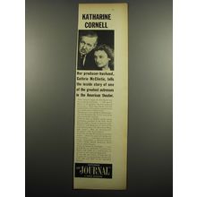 1955 Ladies' Home Journal Advertisement - Katharine Cornell