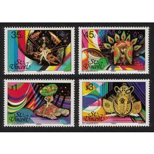 St. Vincent Carnival Costumes 4v 1984 MNH SG#788-791