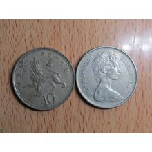 GB 1977 Elizebeth II Decimal 10p Coin