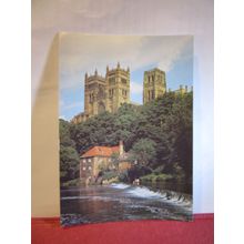 DURHAM CATHEDRAL used postcard by J arthur Dixon 1991 pm =