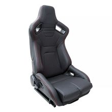 Simoni Racing Universal Supercar Premium Bucket Seat Black Carbon Red runners