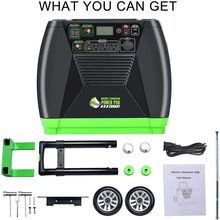 3,600 Watt Solar/Wind Powered Generator with 12V Port 2 USB Ports 3 AC Outlets