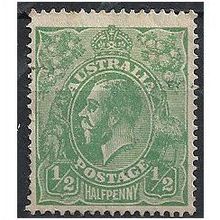 Australia 1918 SG48 1/2d Green Very Fine Used . . .