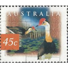 AUSTRALIA, BIRD, Jacana, orange 1997, 45c, #3