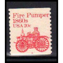 1908 20c Fire Pumper Fine MNH Dry Gum CNS 2 PA5708