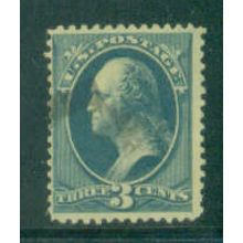 Used 184 3c George Washington Barely Clears M00516