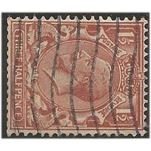 1924 SG420a 1 1/2d Red-Brown Wmk Block Cypher Sideways Good Used ..