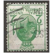 1929 SG434wi 1/2d Green PUC Wmk Inverted Good Used ..