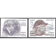España 2001 Michel 3616 - 3617 Neuf ** Cote (2008) 1.50 € Hommes célèbres