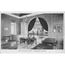 RGA Recreational Billiards Table Tennis Room Citadel Plymouth Old Postcard