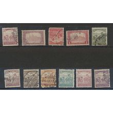 Hungary Stamps Scott #108//338, Used, 11 Different, 2 Are MH