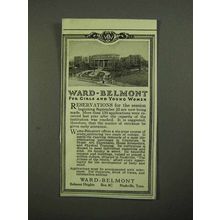 1918 Ward-Belmont School Ad - NICE!