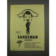 1955 Sandeman Sherry Ad
