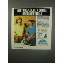 1990 PBS Hometime TV Show Ad - Dean Johnson and JoAnne Liebeler
