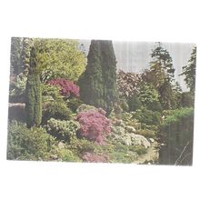 LEONARDSLEE GARDENS nr Horsham, Sussex used vintage postcard 1970 postmark =