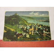 BRAUBACH MIT DER MARKSBURG, GERMANY unused antique postcard (A) /