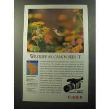 1992 Canon Canovision EX1Hi Video Camcorder Advertisement - Chilean Woodstar