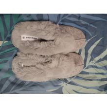 womens grey winter slipper boots size 10 brand new