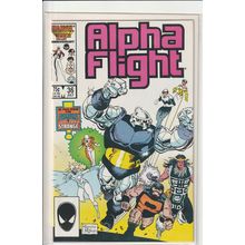 Alpha Flight, #36, Marvel Comic Book, Mid Grade