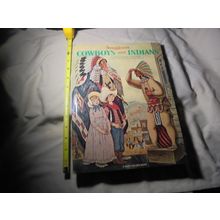 TENGGREN'S COWBOYS AND INDIANS! 1968 Giant Golden Book HC! ! Read!! $20.00!!