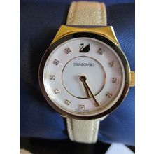 Swarovski Crystal Watch with Mother of Pearl Face