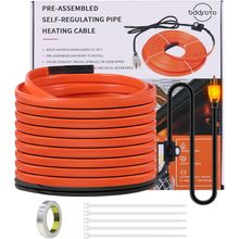 18FT Heat Tape for Water Pipes Freeze Protection 7W/FT 110V BDDFOTO Water Pipe H