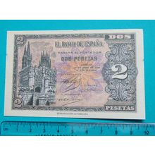 Espana Spain 1938 2 Pesetas Banknote Reproduction - 22