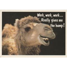 HALLMARK - WORK WORK WORK - POSTCARD .