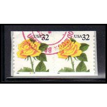 Used 3054 32c Yellow Rose Very Fine CNP Left 5566 PA1909