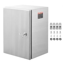 Steel Electrical Box, 16"x 12"x 6", 304 Stainless Steel Electrical Enclosure...