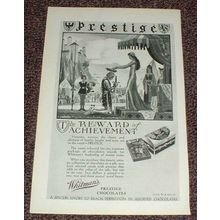 1931 Whitman's Candy Ad, Knight Knighting- Prestige!!