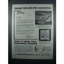 1954 Kelvinator Refrigerators and Pantryettes Ad