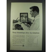1956 Bell Telephone Ad - Keep Friendships Alive