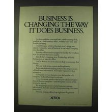 1978 Xerox Copiers Ad - Business is Changing the Way