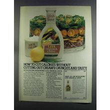1982 Wish-Bone Lite Onion & Chive Dressing Ad