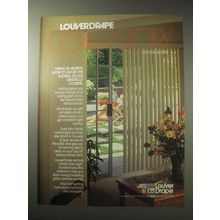 1985 LouverDrape Vertical Blind Ad - Obstacle Course