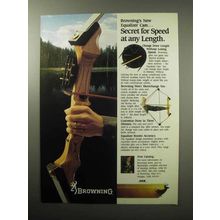 1987 Browning Bow Ad - Secret for Speed