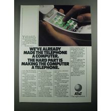 1987 AT&T Telephone Ad - Made the Telephone a Computer
